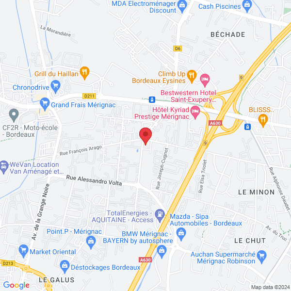 Mérignac - Google map