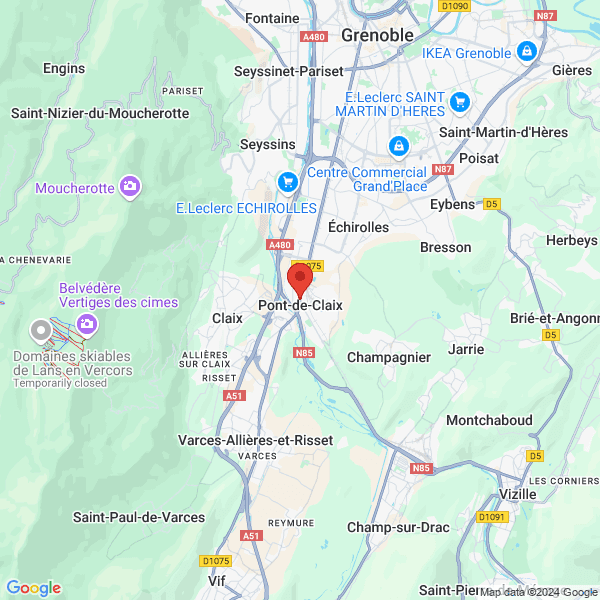 Le Pont-de-Claix - Google map