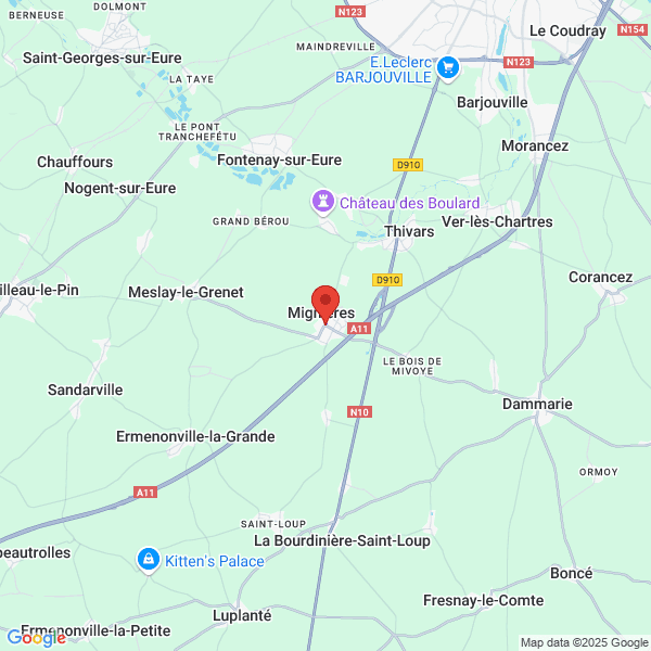 Mignières - Google map